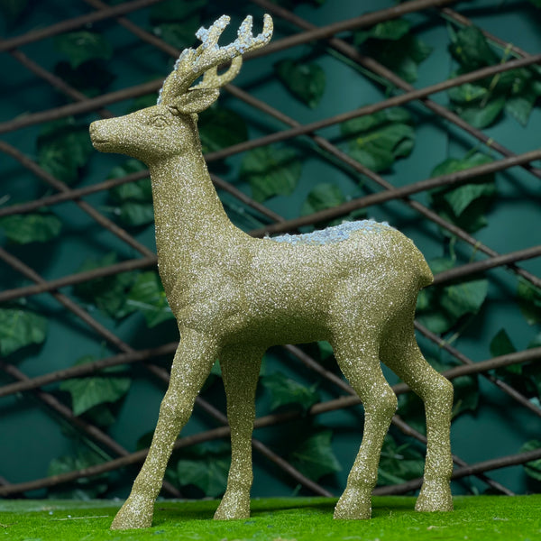 Christmas Gold Reindeer Figurine