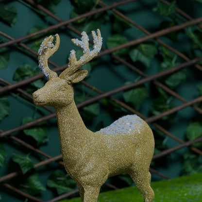 Christmas Gold Reindeer Figurine