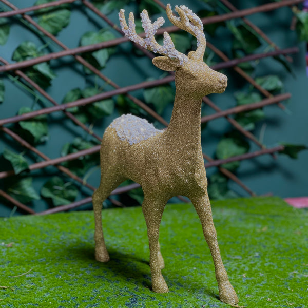 Christmas Gold Reindeer Figurine