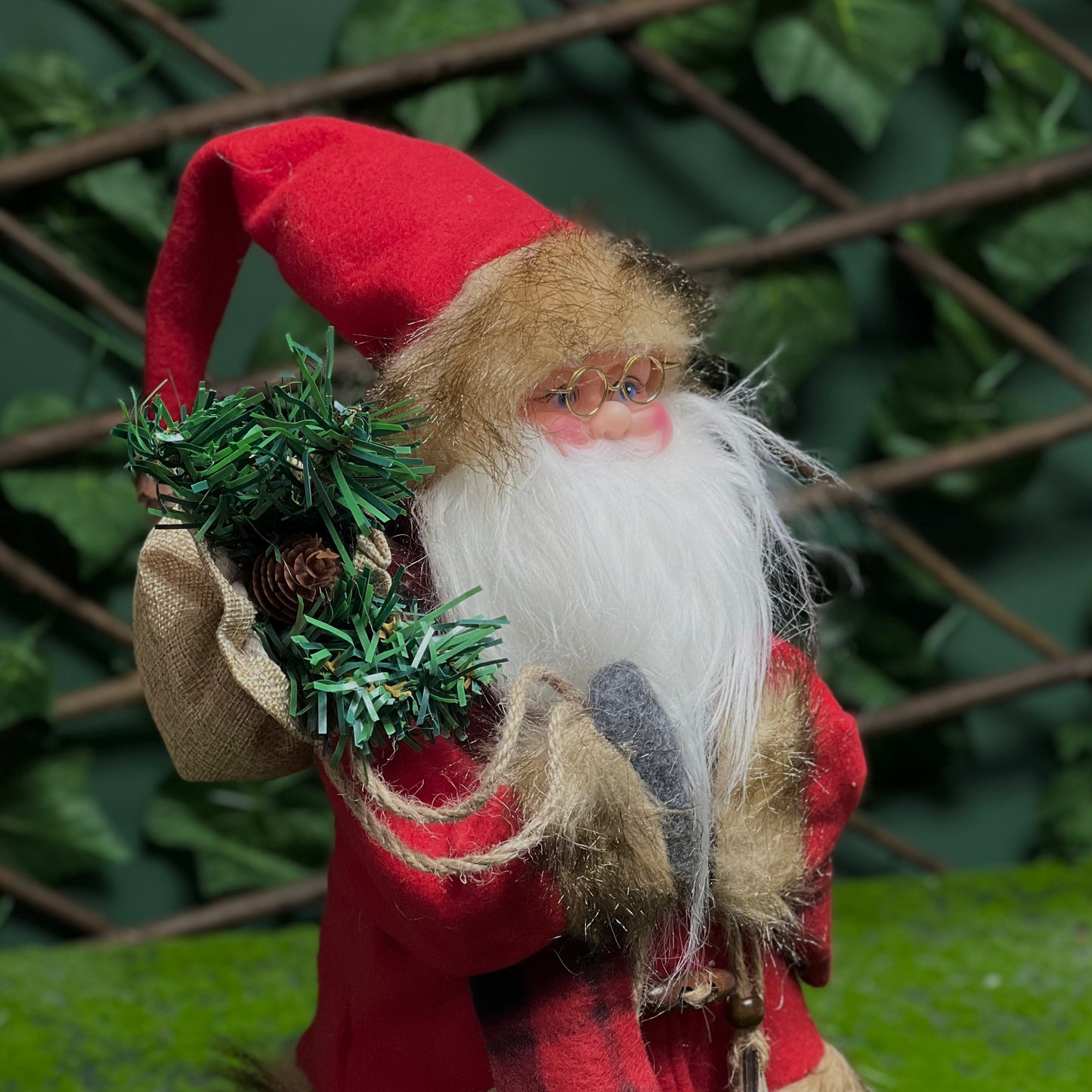 Musical Santa Claus Decorative Doll – Full Movement Christmas Figurine 45 cm