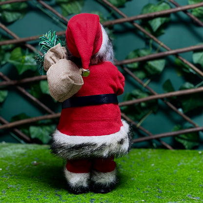 Musical Moving Santa Claus with Candle – Singing & Dancing 35 cm