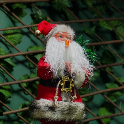 Musical Moving Santa Claus with Candle – Singing & Dancing 35 cm