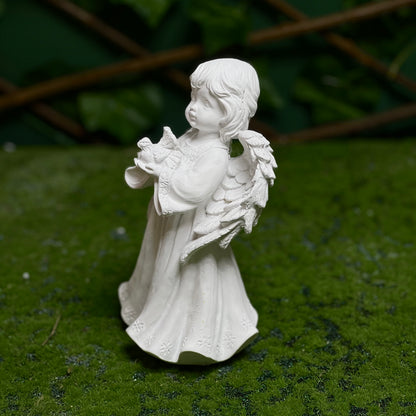 Praying Angel Figurine – White Christmas Decoration
