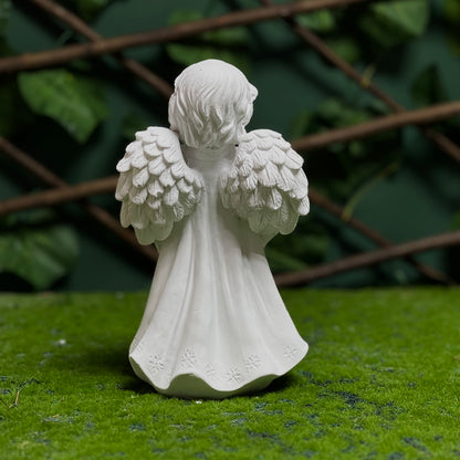 Praying Angel Figurine – White Christmas Decoration