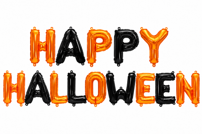 Happy Halloween Foil Balloon Letter Set