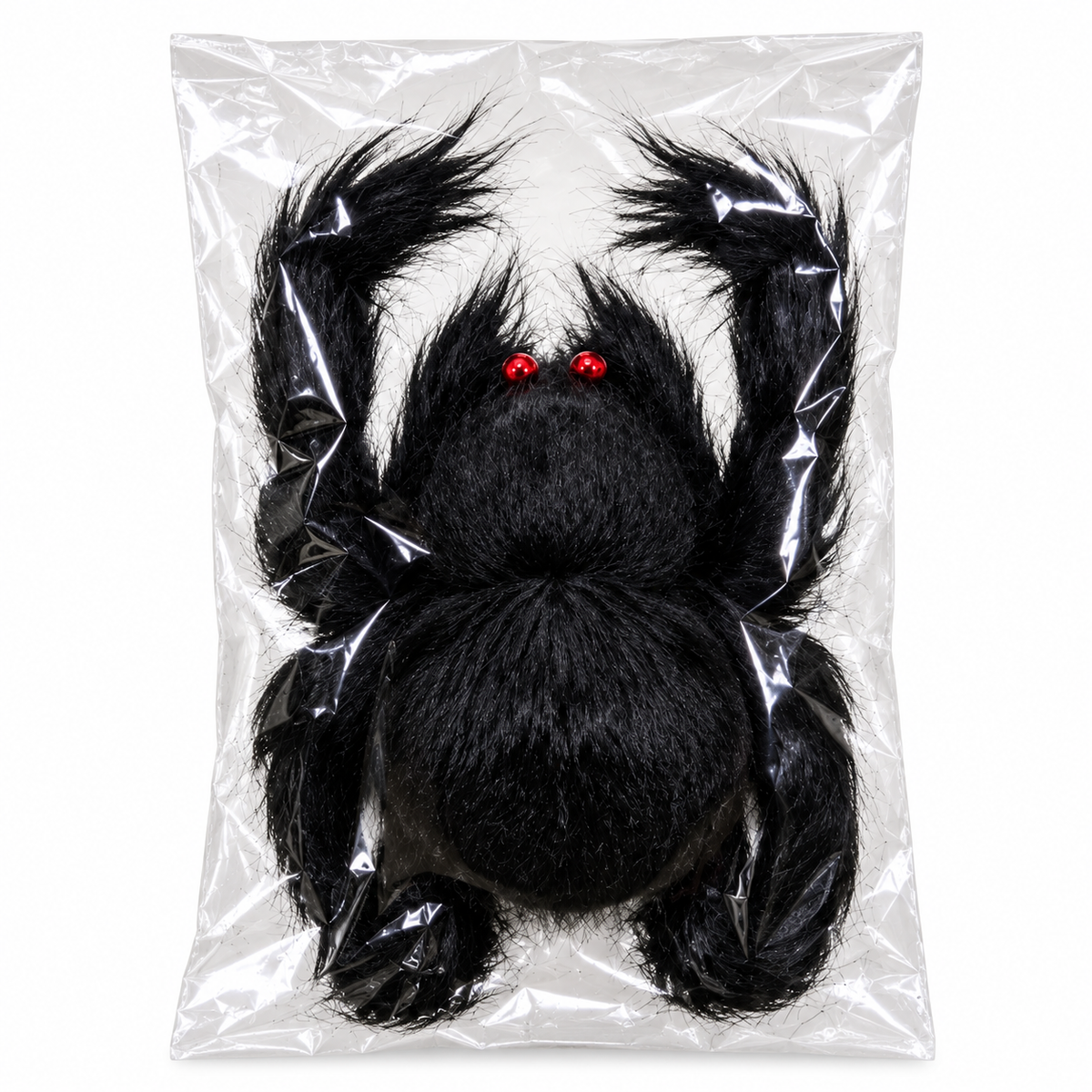 Halloween Hairy Black Spider Decoration, 25 x 20CM