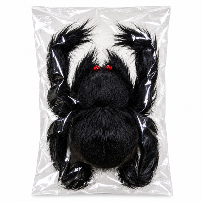 Halloween Hairy Black Spider Decoration, 25 x 20CM
