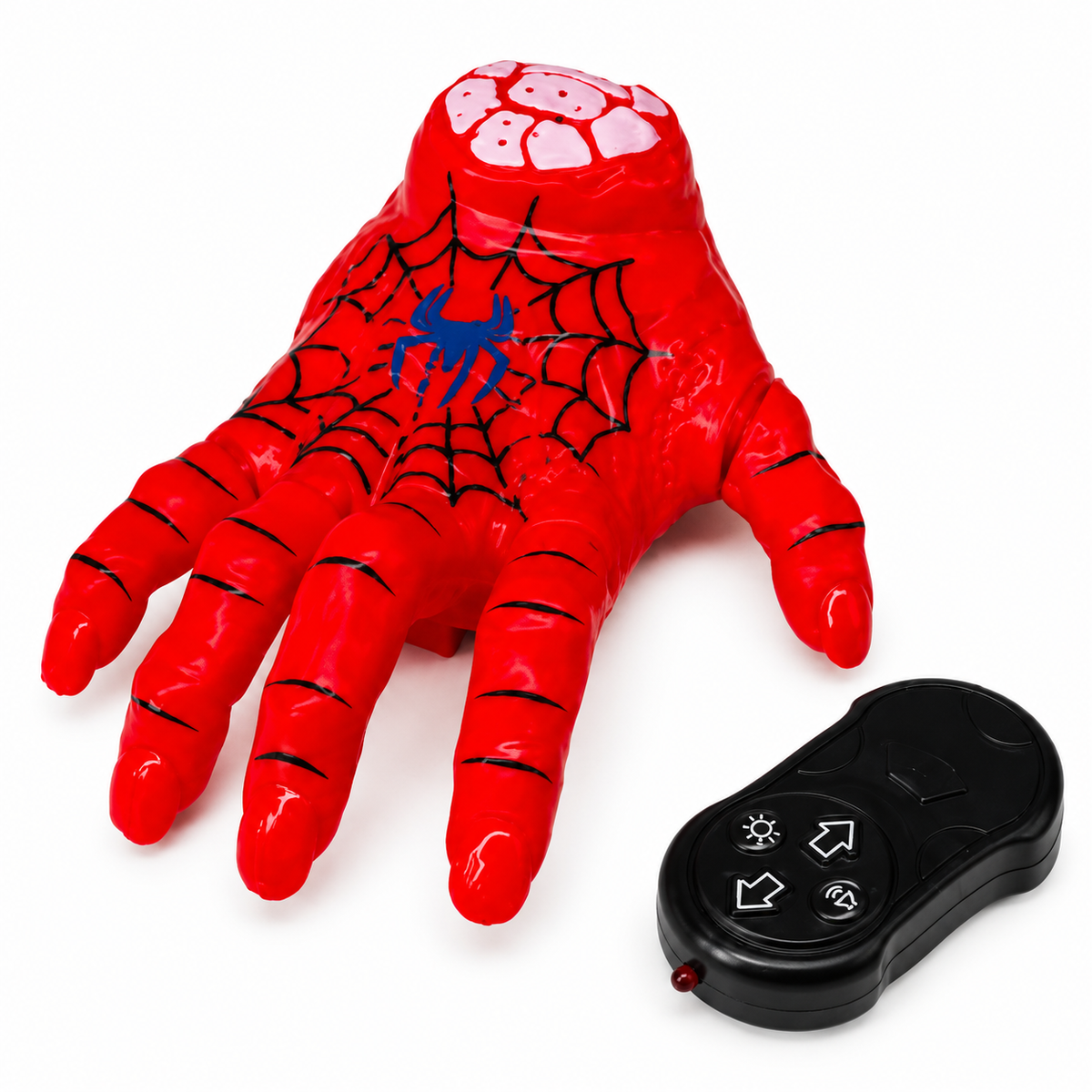 Halloween Remote Control Crawling Hand with Sound & Light, Red