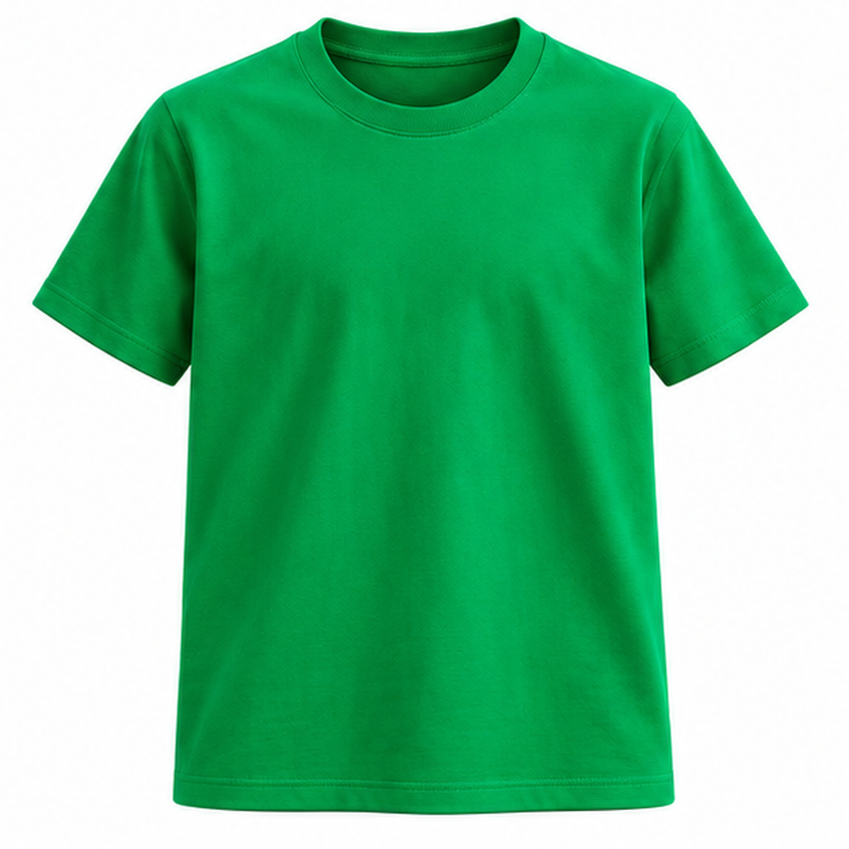 Green Plain Crew Neck T-Shirt – UAE National Day & Casual Wear