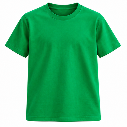 Green Plain Crew Neck T-Shirt – UAE National Day & Casual Wear