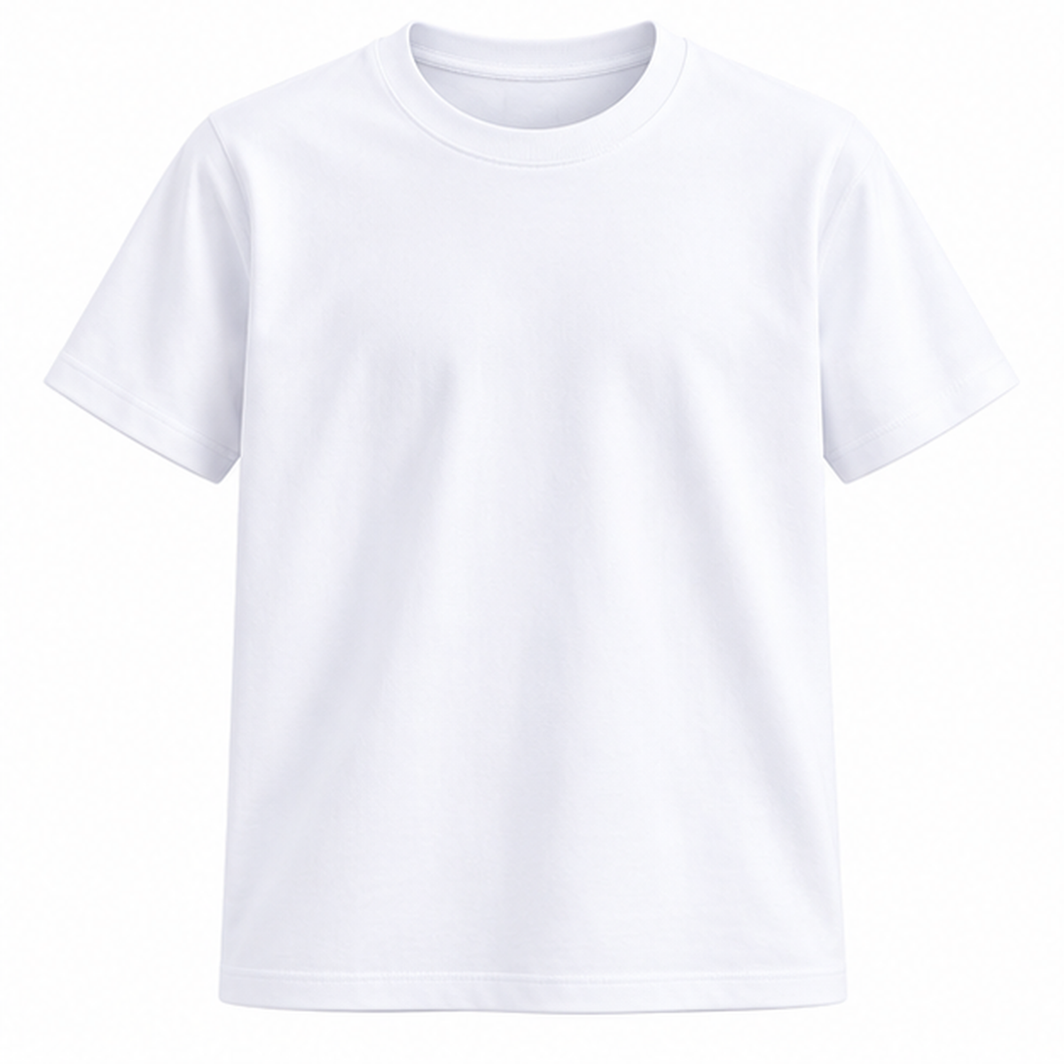 White Plain Crew Neck T-Shirt – UAE National Day & Everyday Wear