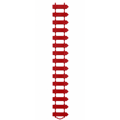 Mini Wooden Fence Craft Decoration Chain Set, 45 x 3 cm, Multicolor Variations