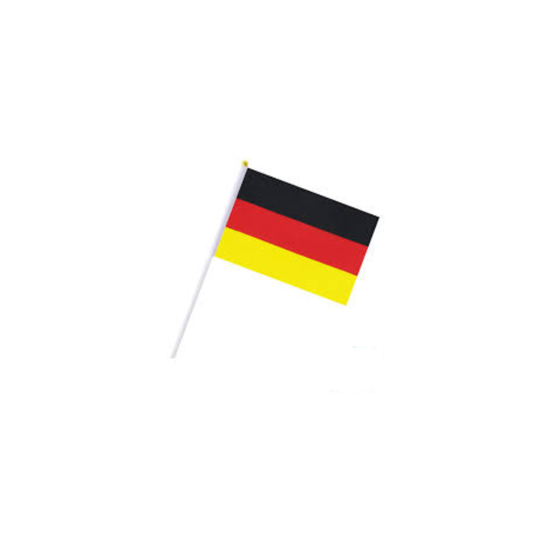 Germany Flag A5 Size with Stick – Pack of 5