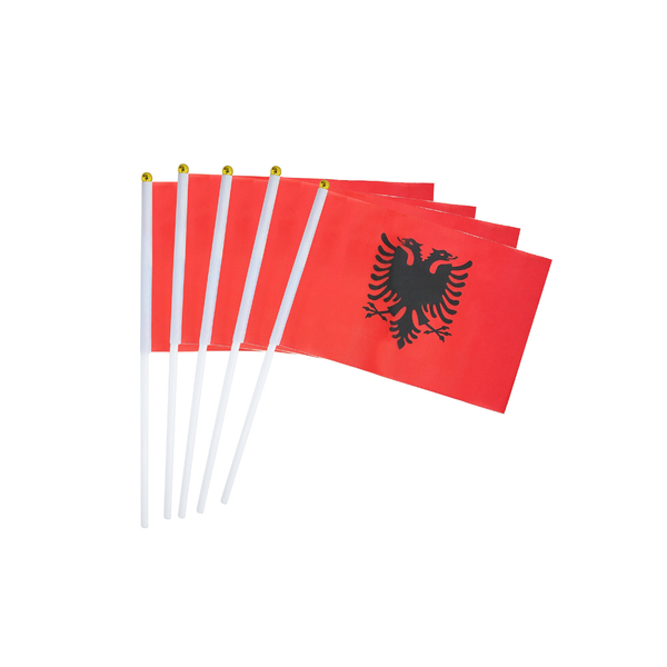 Albania Flag – A5 Size Handheld (Pack of 5)