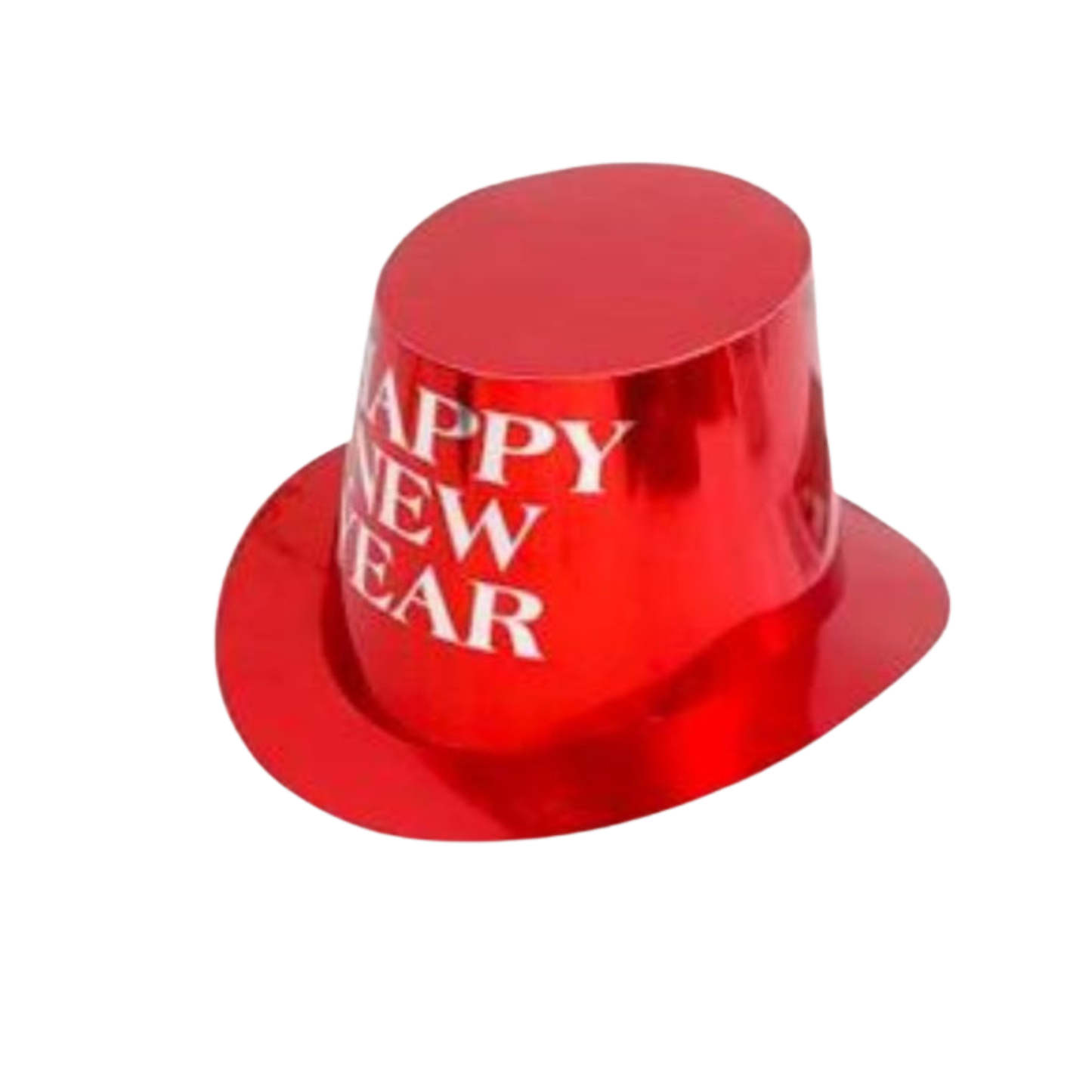 Red Happy New Year Party Top Hat