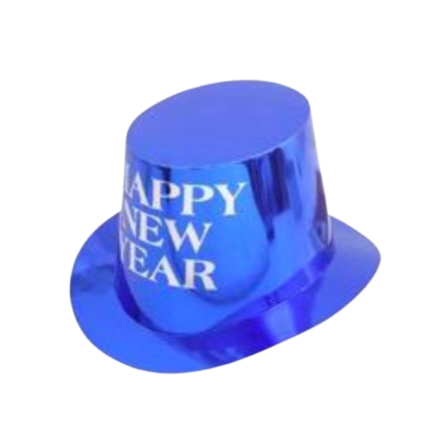 Happy New Year Blue Party Top Hat