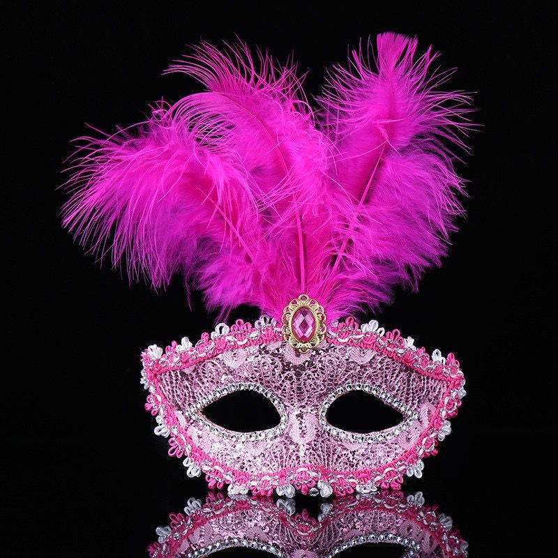 Pink Masquerade Party Mask