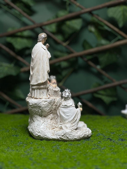 Full Nativity Scene Figurine – Holy Family with Three Wise Men