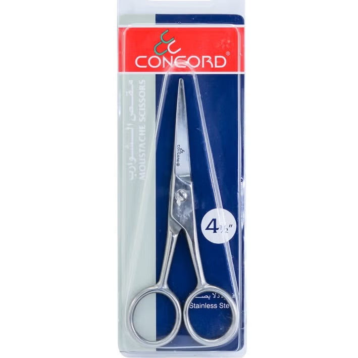 Concord Stainless Steel Moustache Scissors 4 Inch