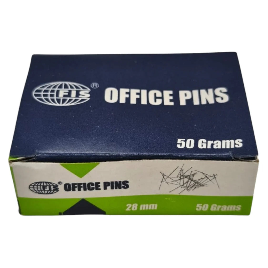 FIS Office Pins 28mm Steel Pins 50 Grams