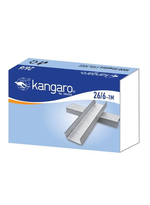 Kangaro Staples 26/6-1M – Standard Office Stapler Pins