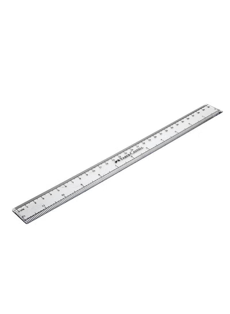 Faber-Castell Transparent Lineal Ruler 30 cm (12 Inch)