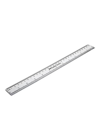 Faber-Castell Transparent Lineal Ruler 30 cm (12 Inch)