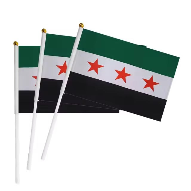 Syria Flag – A5 Size Handheld (Pack of 5)