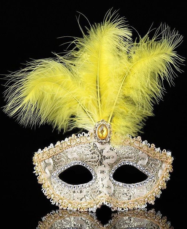 Colorful Lace Party Masquerade Mask for Women and Girls (6 Pcs)