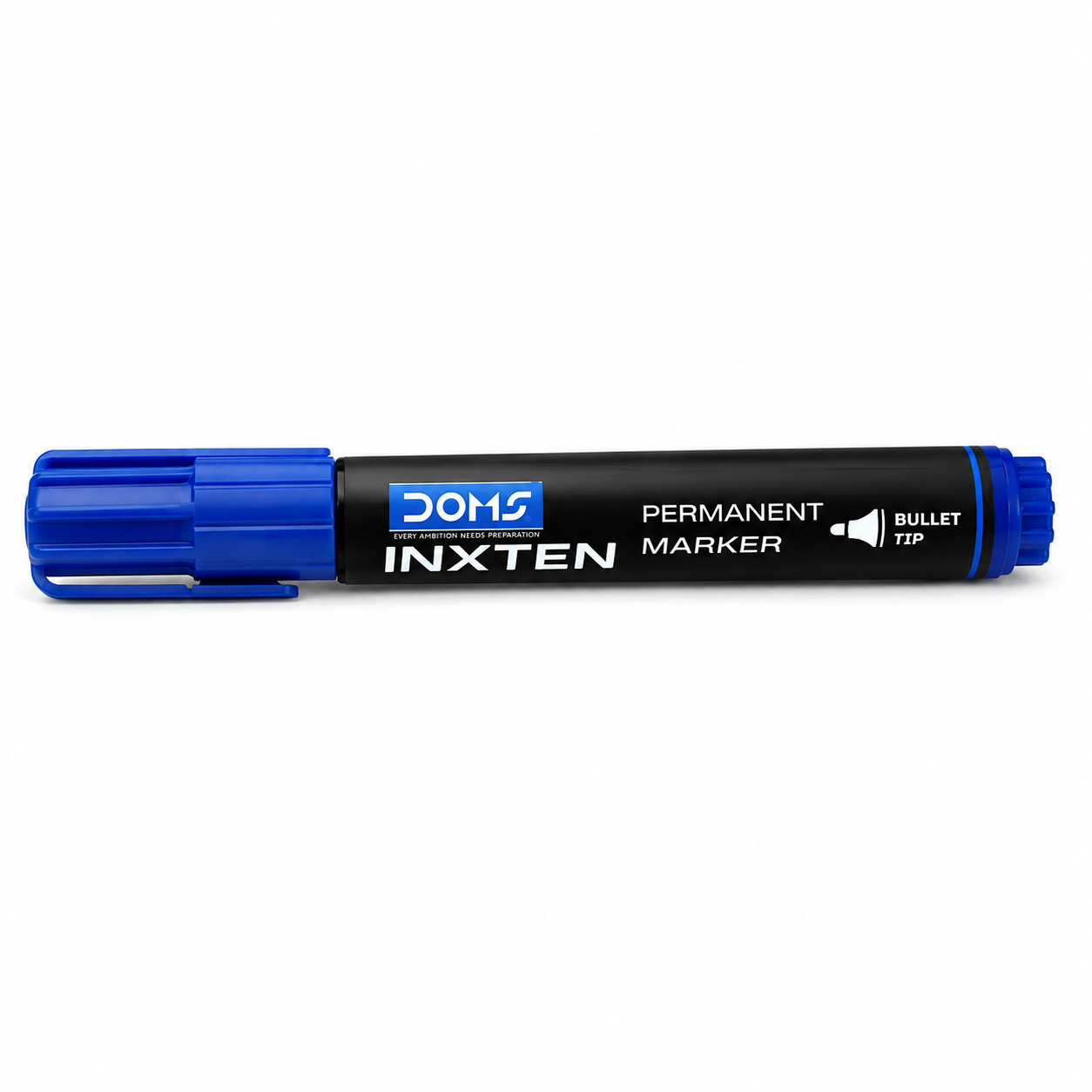 Product Title: DOMS Inxten Permanent Marker – Bullet & Chisel Tip, Blue Black Red, Single or Box of 12