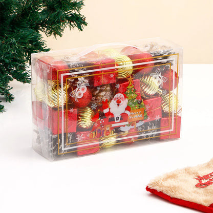 Christmas Decoration Gift Box Set – Red and Gold Ornaments