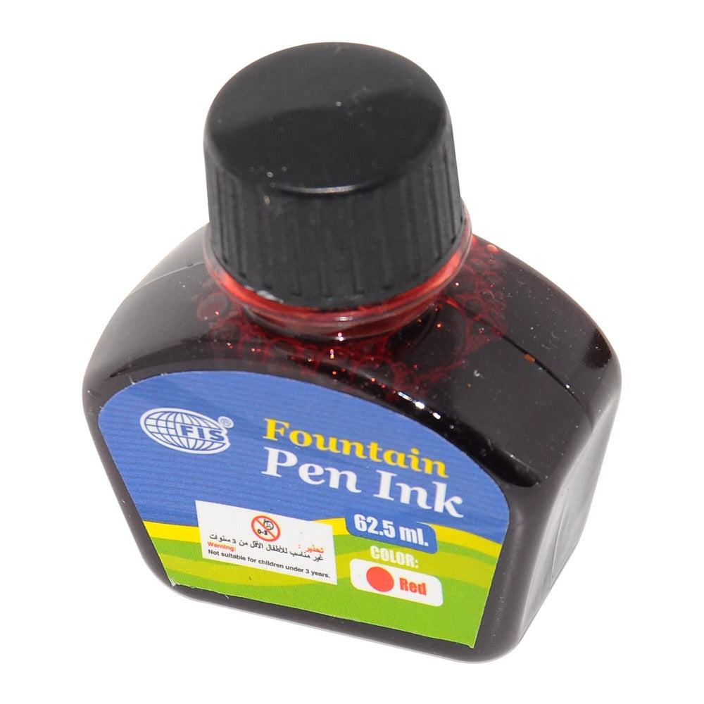 FIS Fountain Pen Ink – Red | 62.5 ml Bottle