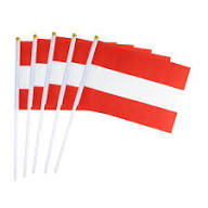 Austria Flag – A5 Size Handheld (Pack of 5)