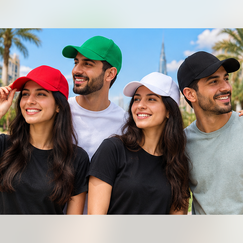 Plain White Baseball Cap – Unisex Casual Hat with Curved Brim